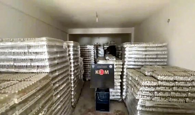 Yeniyıl öncesinde 187 ton kaçak ve sahte içki ele geçirildi