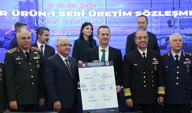 Yerli hava savunma füzeleri için seri üretim sözleşmesi imzalandı