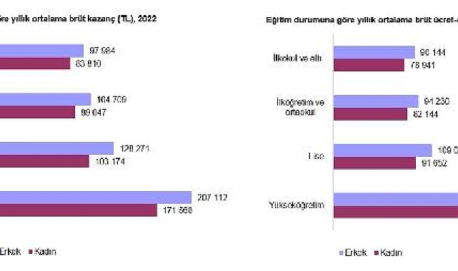 Yıllık en yüksek kazancı, finans ve sigorta çalışanları elde etti