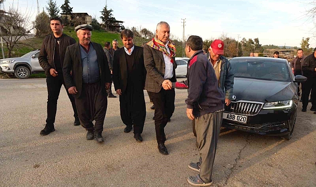 Zeydan Karalar Karaisalı'nın köylerinde halkla buluştu