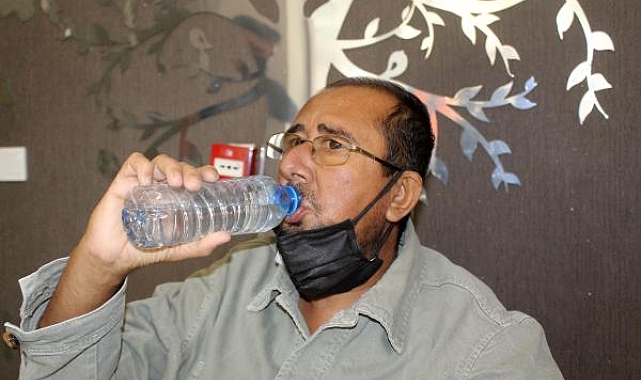 9 yıl hasret kaldığı suyu, nakil sonrası kana kana içti