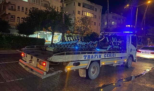 Alanya'da e-scooterlara ceza yağdı