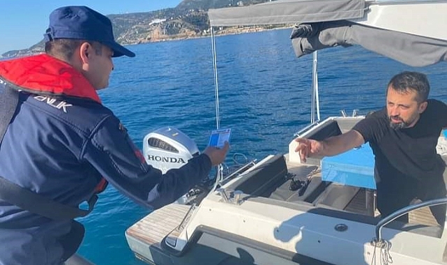 Alanya'da gemi ve teknelere yönelik denetim