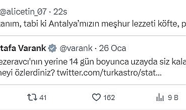 Ali Çetin tercihini köfte piyazdan yana kullandı