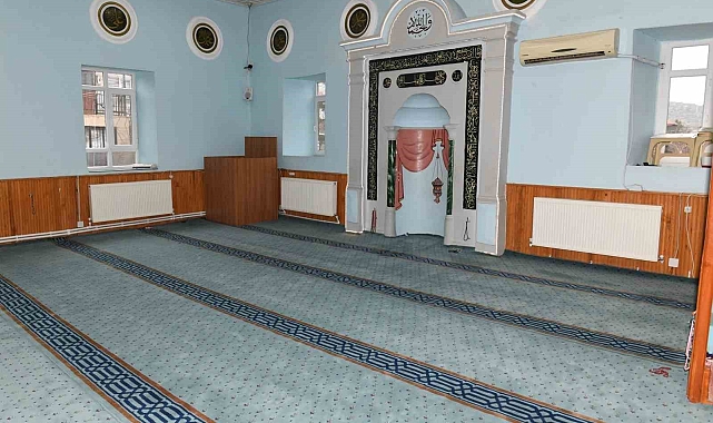 Aliköy'de cami ve Kur'an kursunun kalorifer tesisatı yenilendi