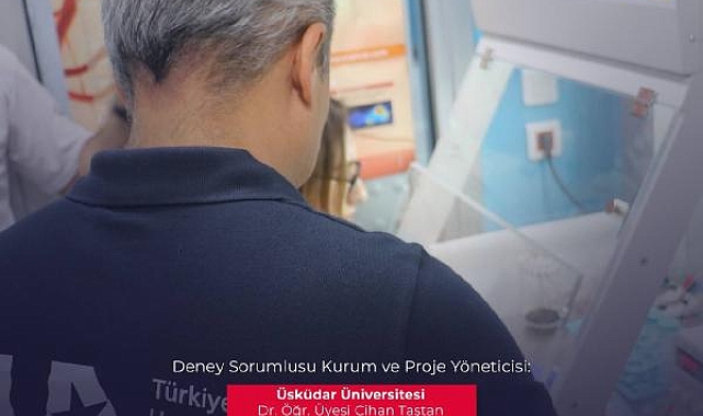 Alper Gezeravcı'dan ISS'de 'Message' deneyi