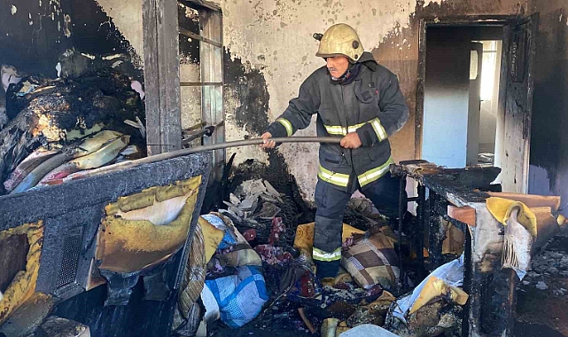 Antalya'da müstakil ev yangını korkuttu
