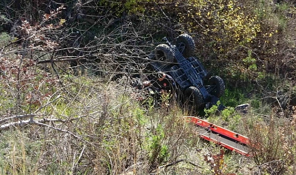 ATV, 15 metreden uçtu: 1 ölü, 1 yaralı