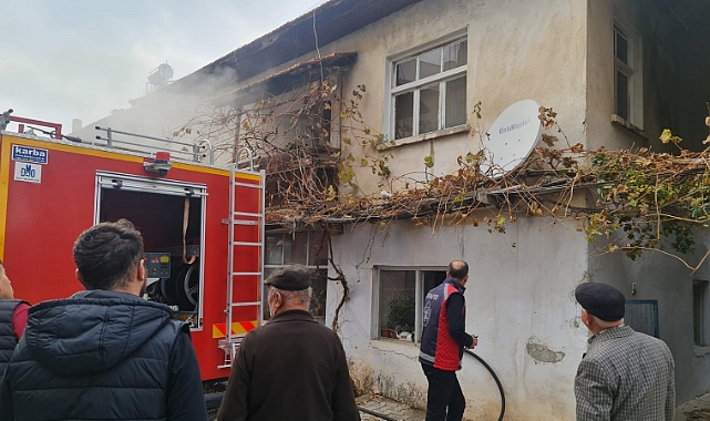 Baca temizlerken komşusunun evini yaktı