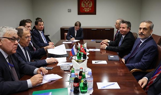Bakan Fidan, New York'ta Rus mevkidaşı Lavrov ile görüştü