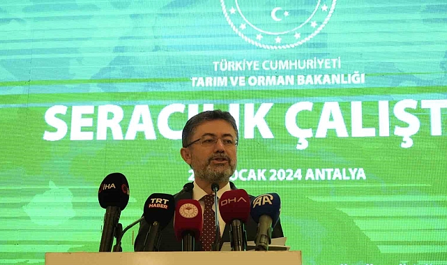 Bakan Yumaklı: "Seracılığın yüzde 40'ı kayıt altında değil"
