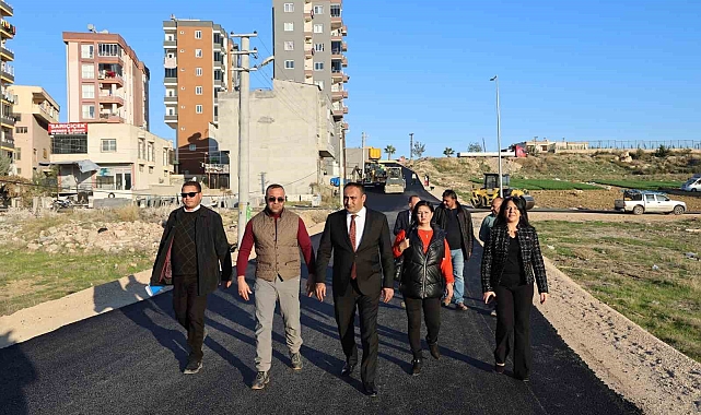 Başkan Yılmaz asfalt çalışmalarını yerinde inceledi