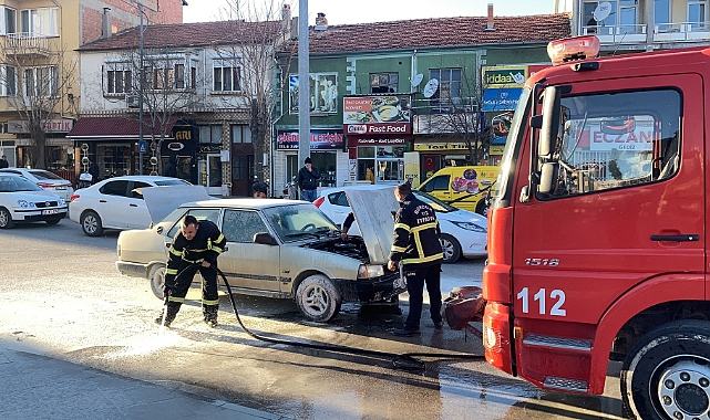 Benzin hortumu patladı alev alev yandı