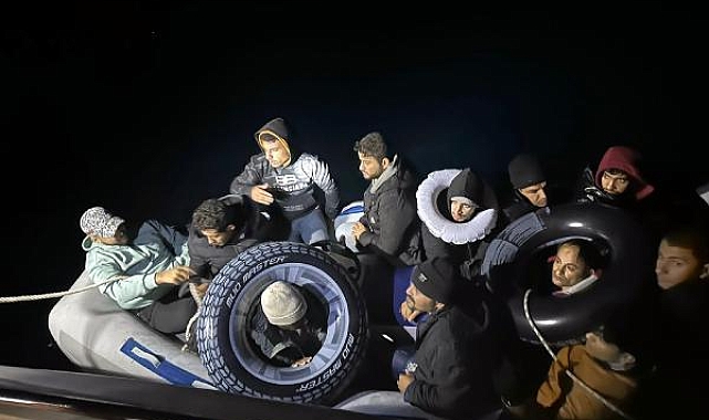 Bodrum'da 32 kaçak kurtarıldı, 45 kaçak yakalandı
