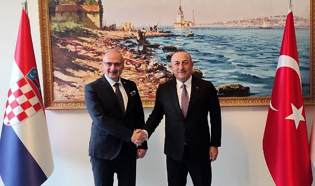 Çavuşoğlu Bakan Radman ile görüştü