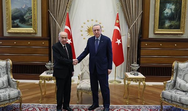 Cumhurbaşkanı Erdoğan, Bahçeli ile görüştü