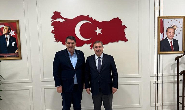 Dere Çevik’i makamında ziyaret etti