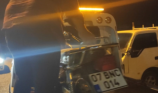 Ehliyetsiz motosiklet sürücüsüne 37 bin 600 TL ceza