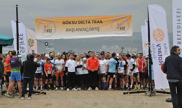 Göksu Deltası Kuş Cennetinde 5 ülkeden 500 sporcu koştu