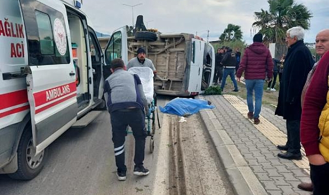 İşçi servisiyle TIR çarpıştı