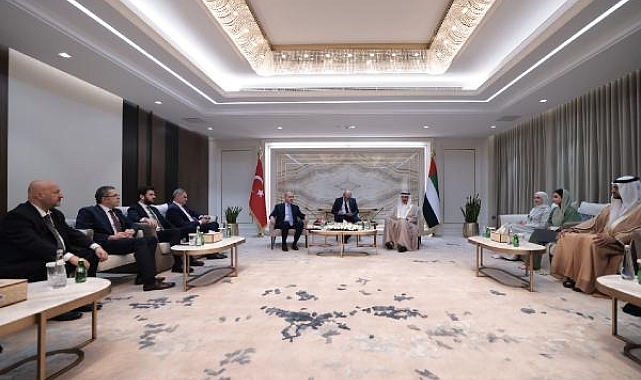 Kurtulmuş, BAE Federal Konsey Başkanı Ghobash ile bir araya geldi