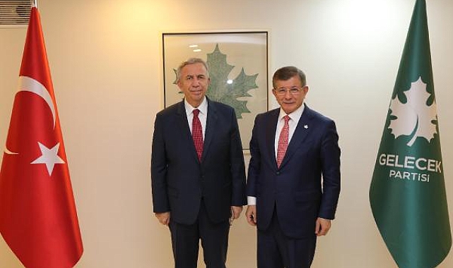 Mansur Yavaş, Davutoğlu'nu ziyaret etti