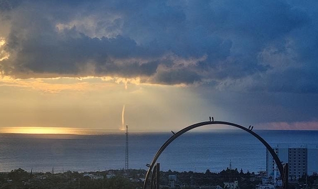 Mersin'de hortum çıktı
