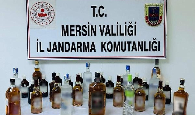 Mersin'de 'kaçak içki' operasyonunda 3 gözaltı