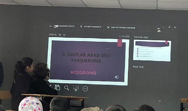 Okulda ilk 'dönem sonu faaliyet haftası'