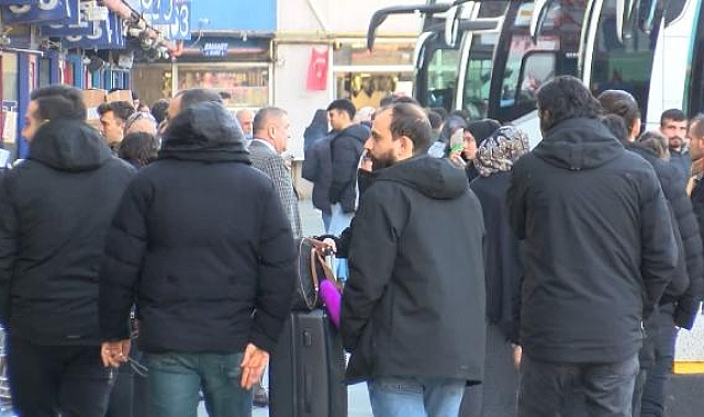 Otogarda yarıyıl tatili yoğunluğu 