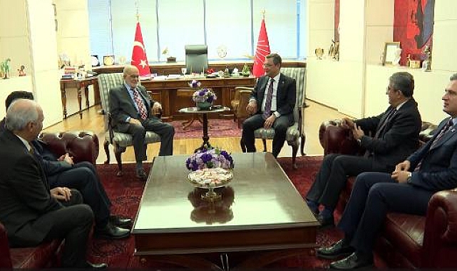 Özgür Özel, Karamollaoğlu ile görüştü