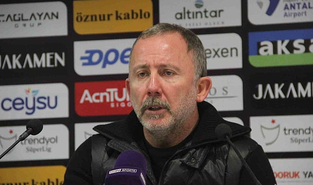 Sergen Yalçın: "3 puan almak çok önemliydi"