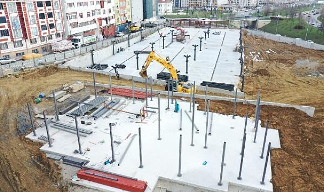 Sultangazi Malkoçoğlu Mahallesi'ndeki tesisin yapımı devam ediyor 