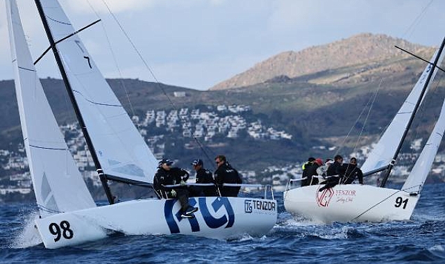 Tenzor International Cup Yelken Yarışları'nda ikinci etap heyecanı