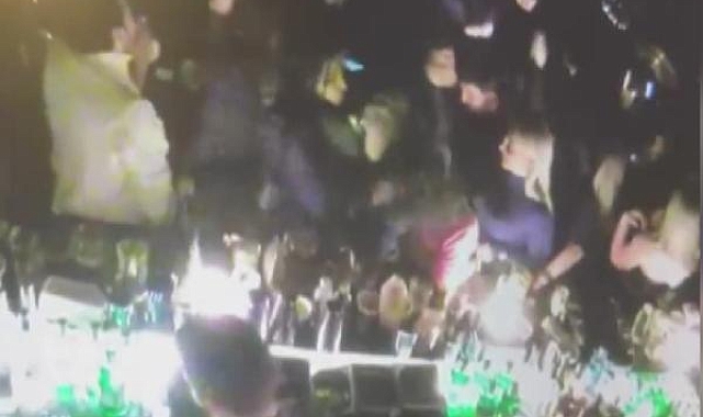 Yasemin Sadıkoğlu'nun gece kulübünde darp edilme anı kameraya yansıdı