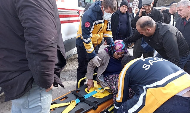 Yaşlı kadına çarptı arkasına bakmadan kaçtı