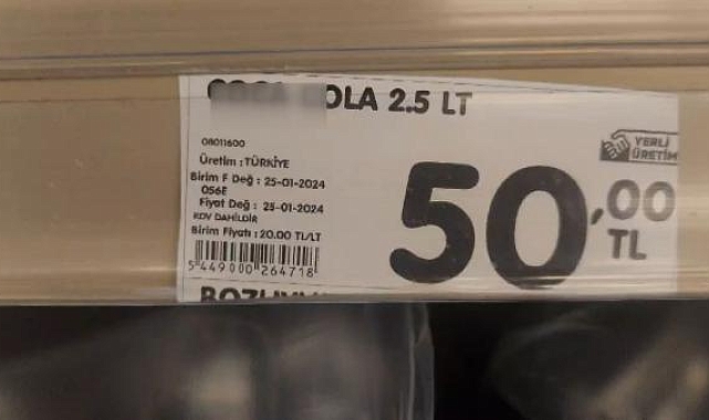 Zincir marketlerde yine etiketler değişti !