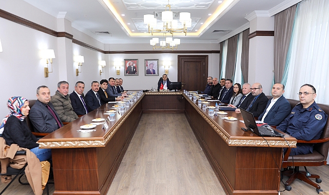 2023-2024 eğitim öğretim yılı ikinci dönemi güvenlik toplantısı yapıldı