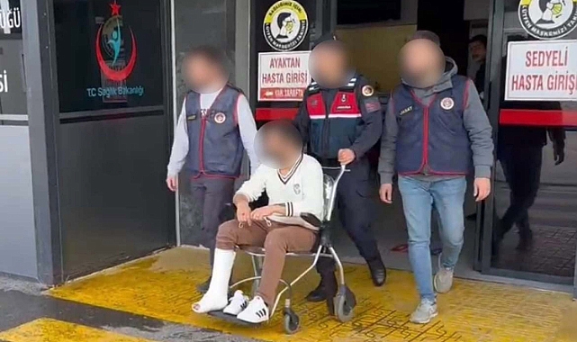 5'inci kattan sarkıttığı çarşafla kaçarken 15 metreden düşen firari hükümlünün bacağı kırıldı