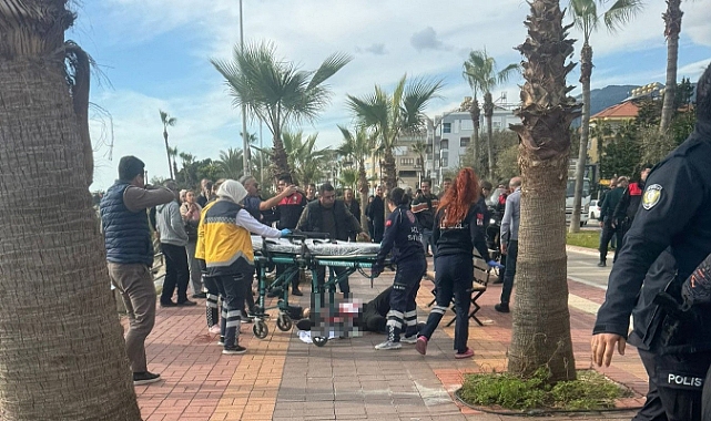 Alanya'da iki kişi silahla vuruldu