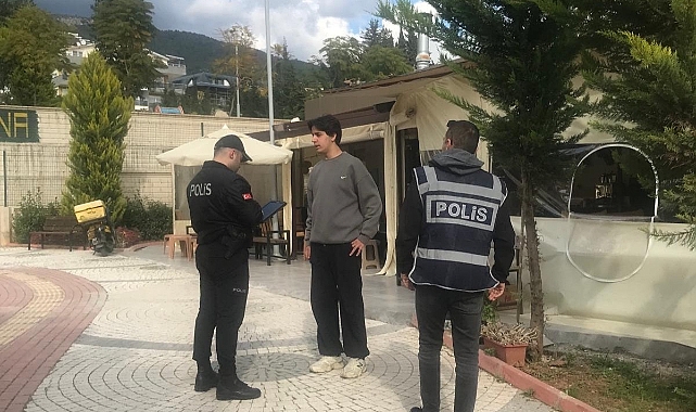 Alanya’da okul servis araçları ve okul çevrelerine denetim