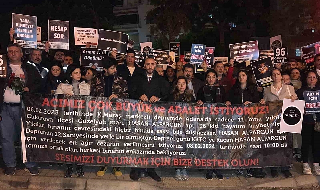 Alpargün Apartmanı'nda ölen 96 kişi için yürüyüş düzenlendi