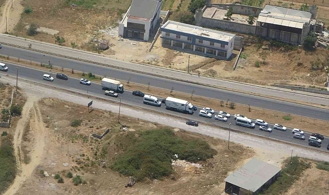 Antalya'da hava destekli trafik denetiminde 13 bin 953 sürücüye ceza kesildi