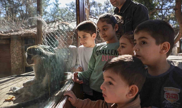 Antalya Doğal Yaşam Parkı çocuk sesleriyle renklendi