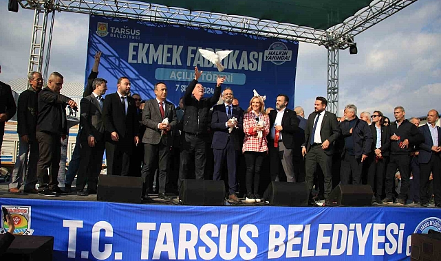 Aylık 110 bin kapasiteli Ekmek Fabrikası törenle açıldı
