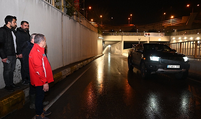 Başkan Böcek Çallı Kavşağı’nda incelemelerde bulundu