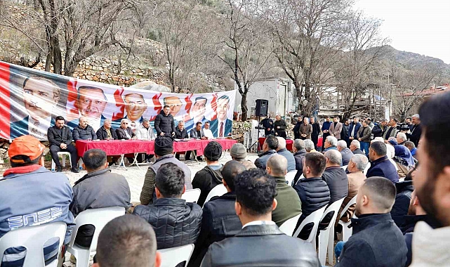 Başkan Yücel'e, batıdaki kırsal mahallelerden tam destek