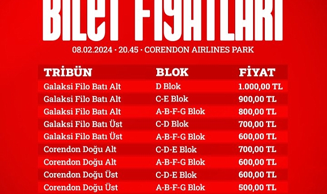 Beşiktaş maçının biletleri satışta
