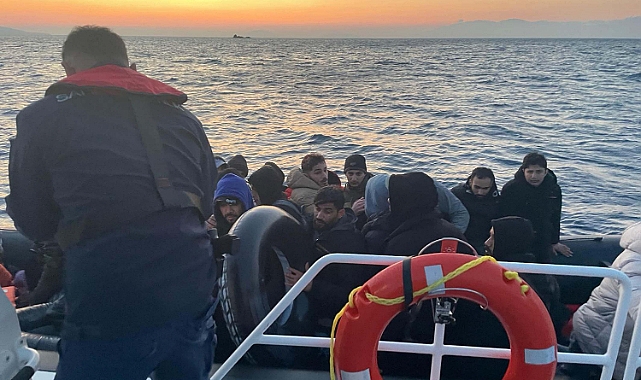 Bodrum’da 5’i çocuk 35 kaçak göçmen yakalandı