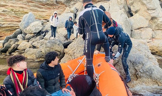 Bodrum'da kaçak göçmen operasyonları; 19'u yakalandı, 26'sı kurtarıldı